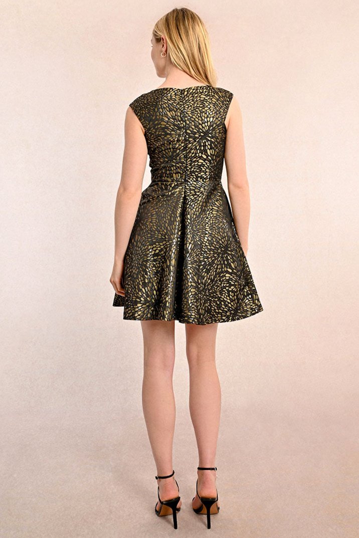 Jacquard Fit And Flare Dress - FINAL SALE Jacquard Fit And Flare Dress - FINAL SALE