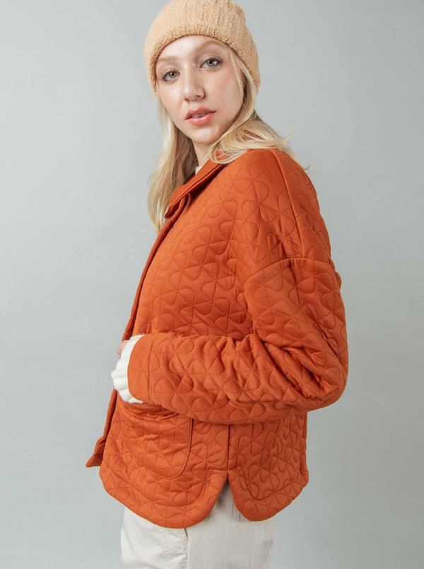 Quilted Knit Jacket