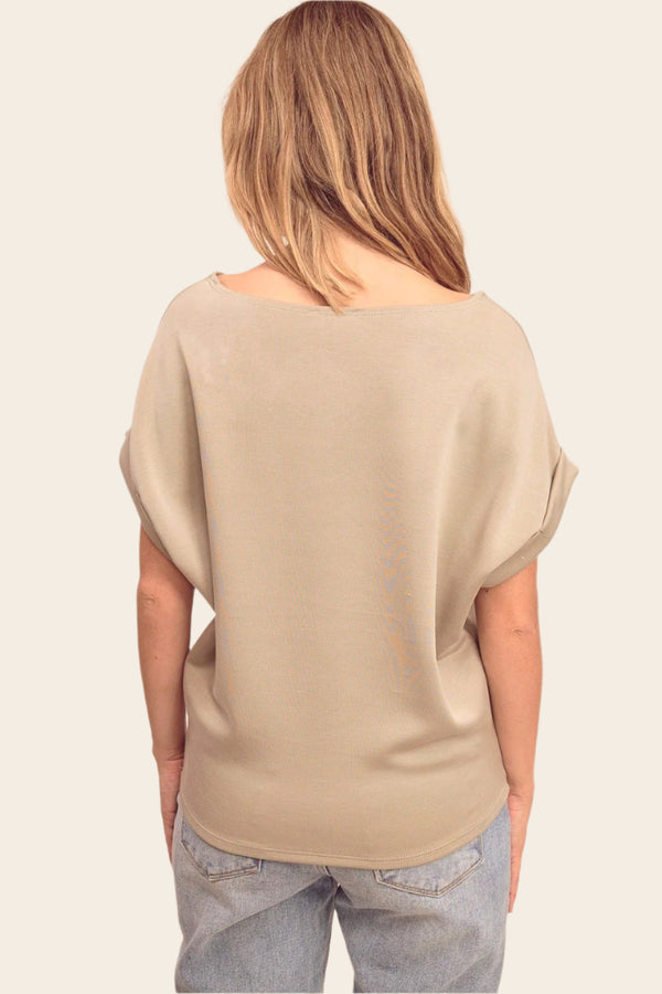 Scuba Cuff Sleeve Top
