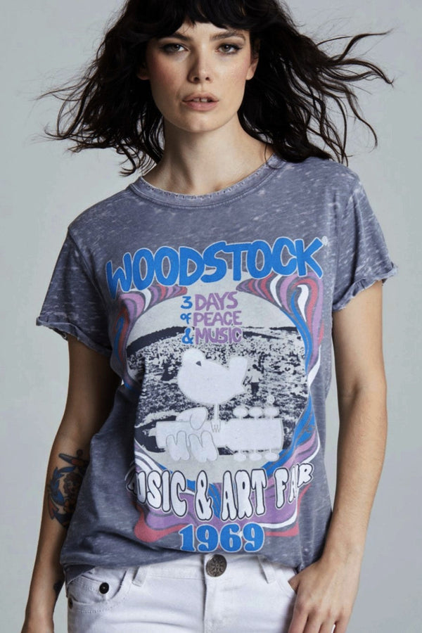 Woodstock 1969 Burnout Tee