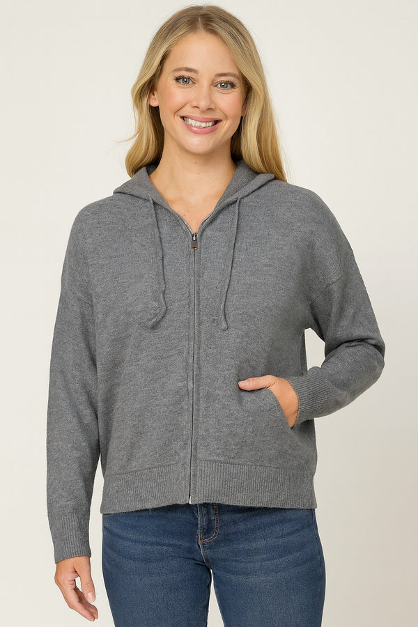 Zip Front Hoodie