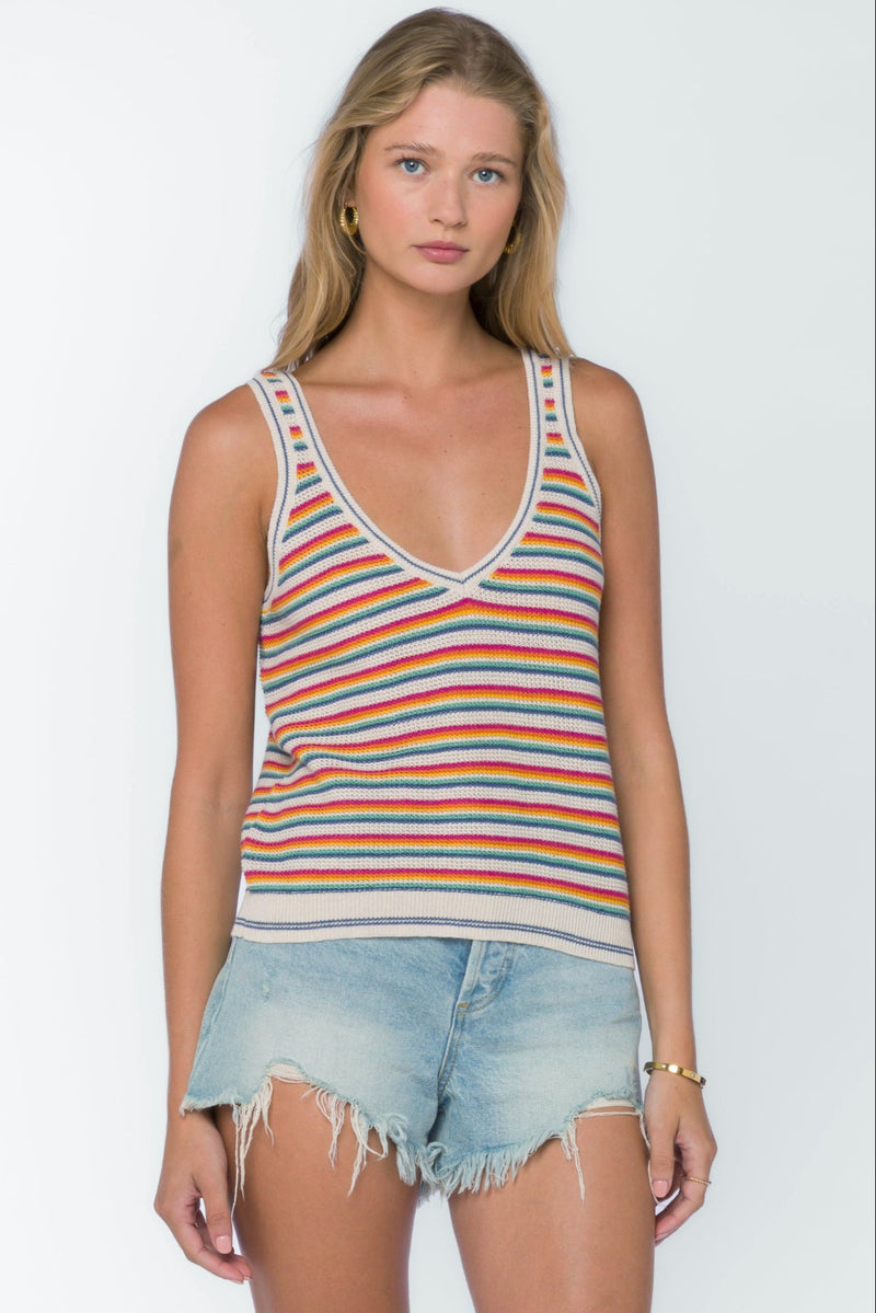 Nadia Sunny Stripe Tank