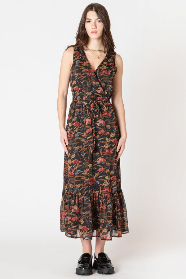 Autumn Bloom Long Dress