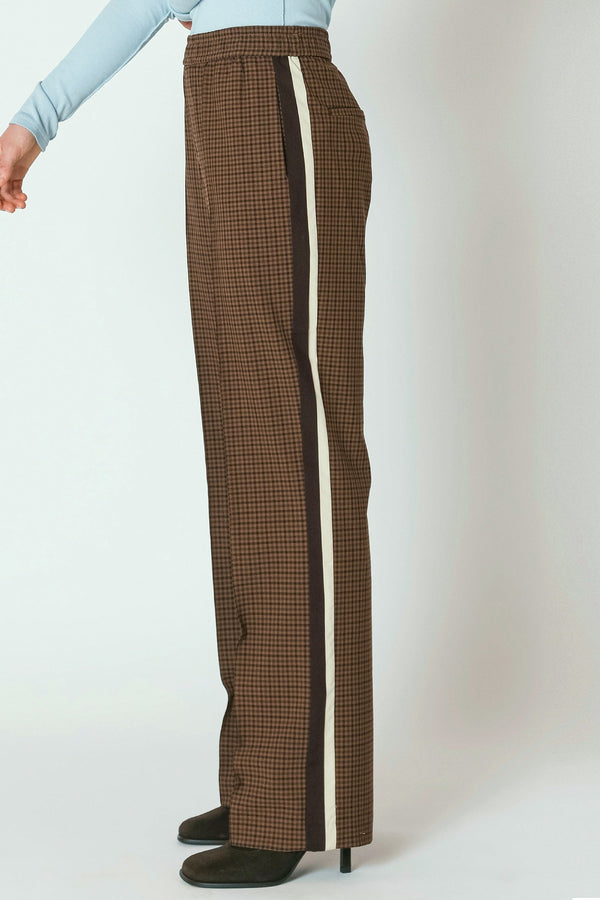 Houndstooth Straight Leg Pant