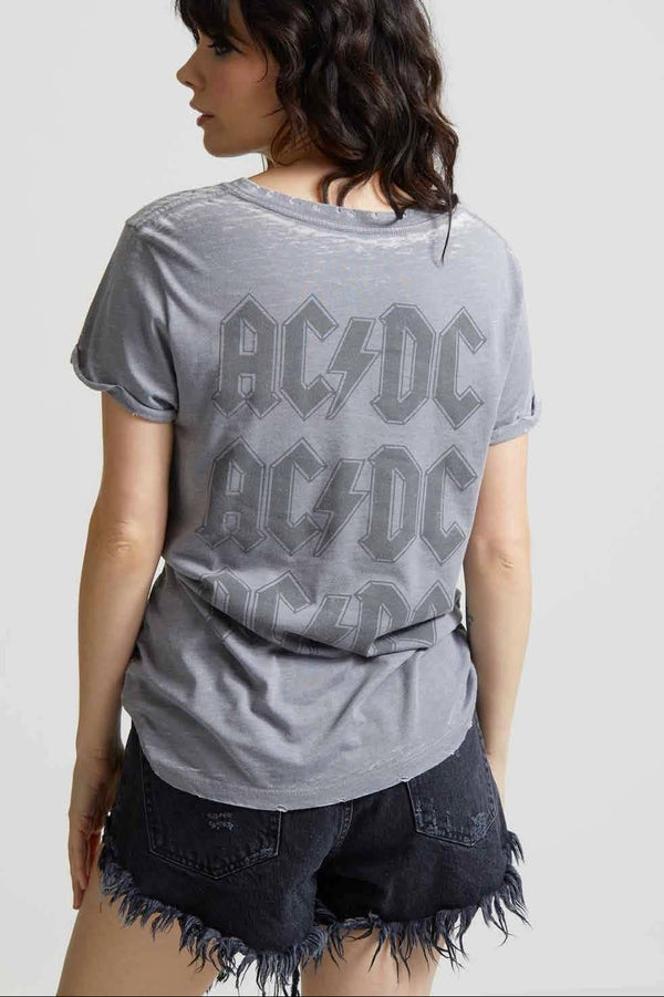 Black Bolt AC/DC Burnout Tee