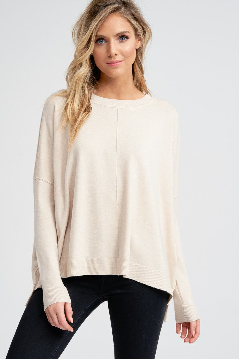 Timeless Dolman Sleeve Sweater Top