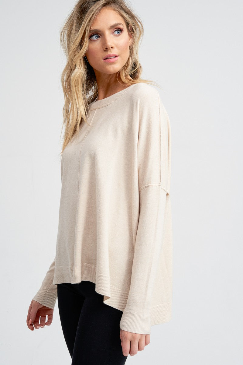 Timeless Dolman Sleeve Sweater Top