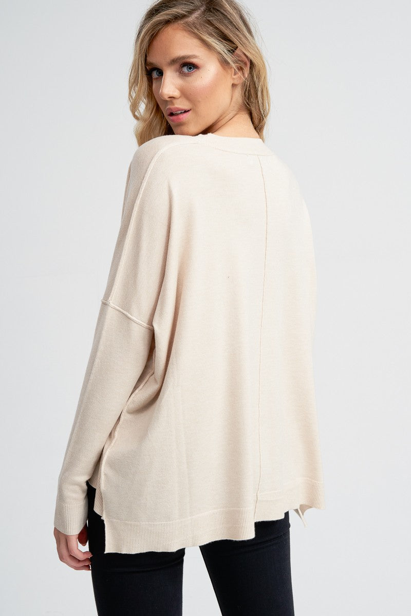 Timeless Dolman Sleeve Sweater Top
