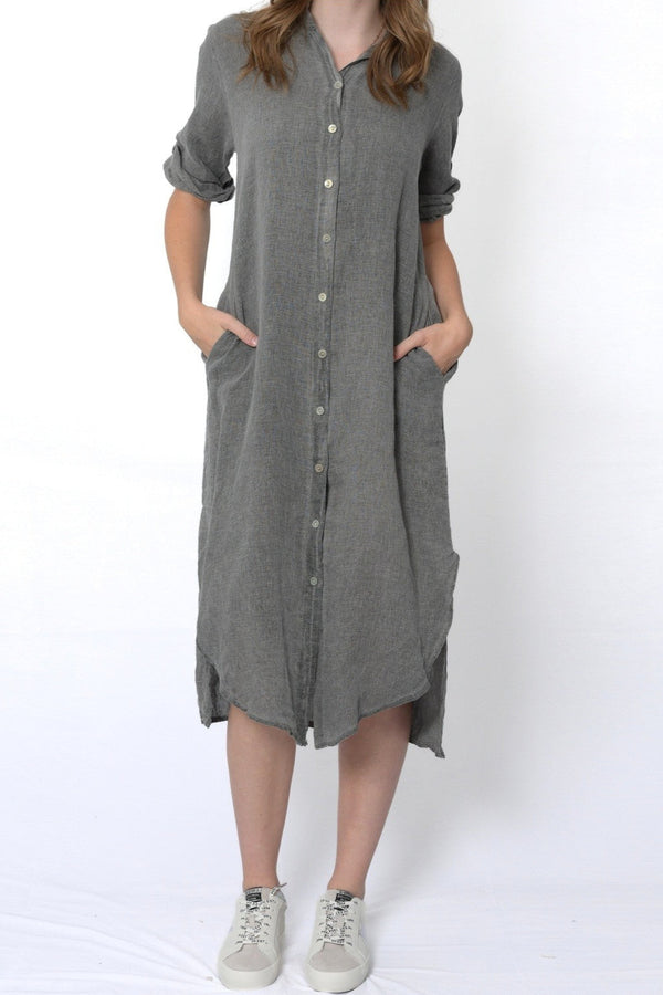 Linen Shirt Dress