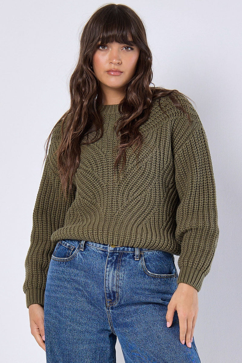 Chunky Cable Knit Sweater