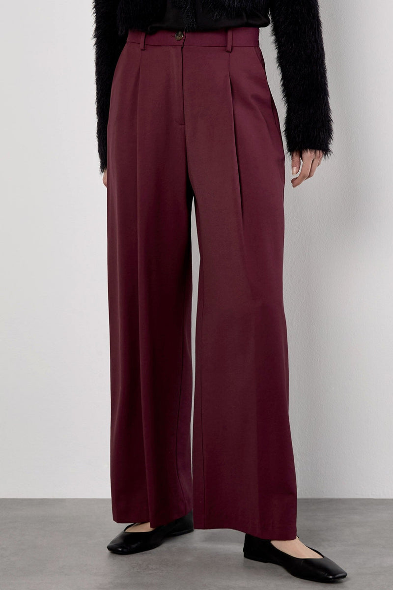 Tailored Wide Leg Trousers
