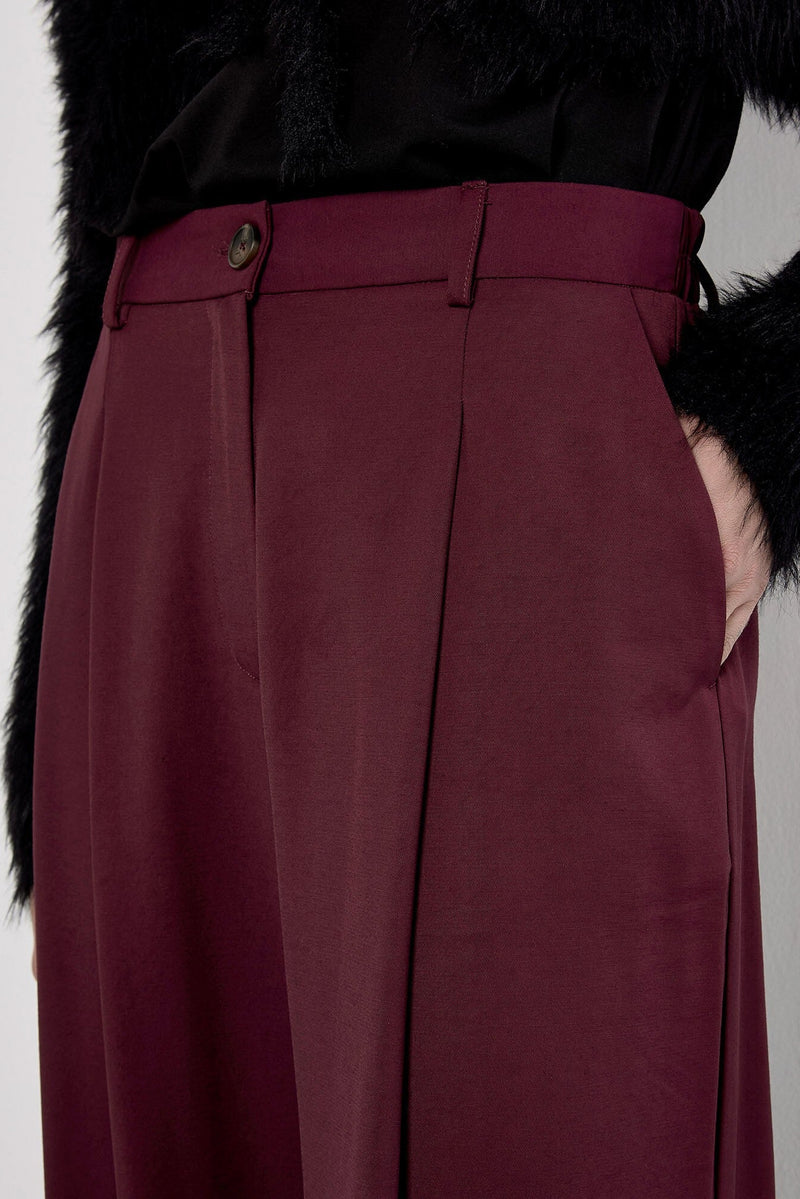 Tailored Wide Leg Trousers