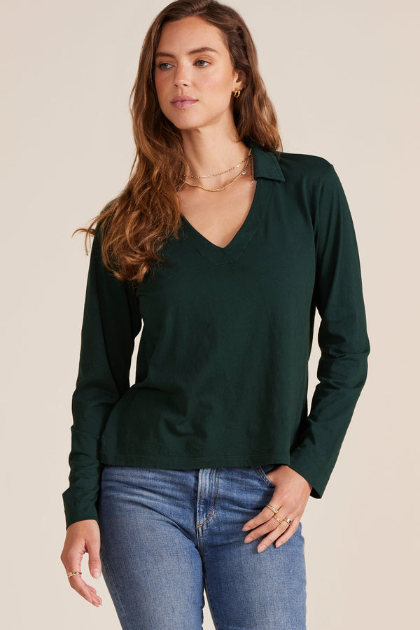 Long Sleeve Polo Tee