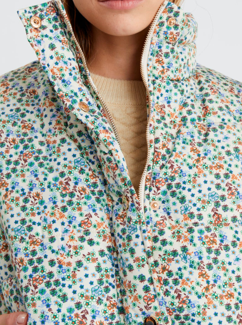 Styx Printed Puffer Gilet