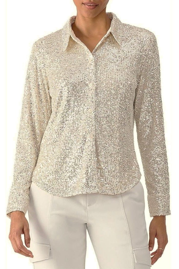 Radiant Sequin Shirt