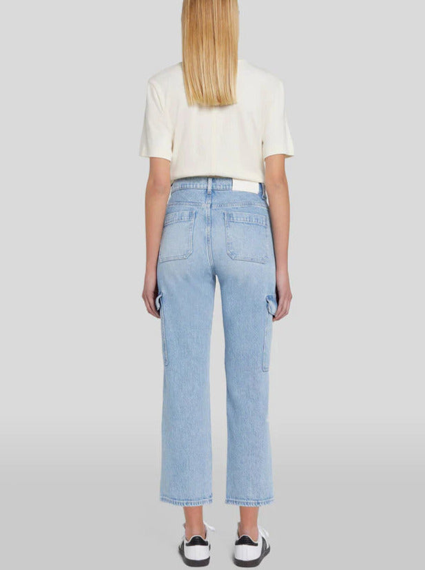 Logan Cropped Cargo Jean