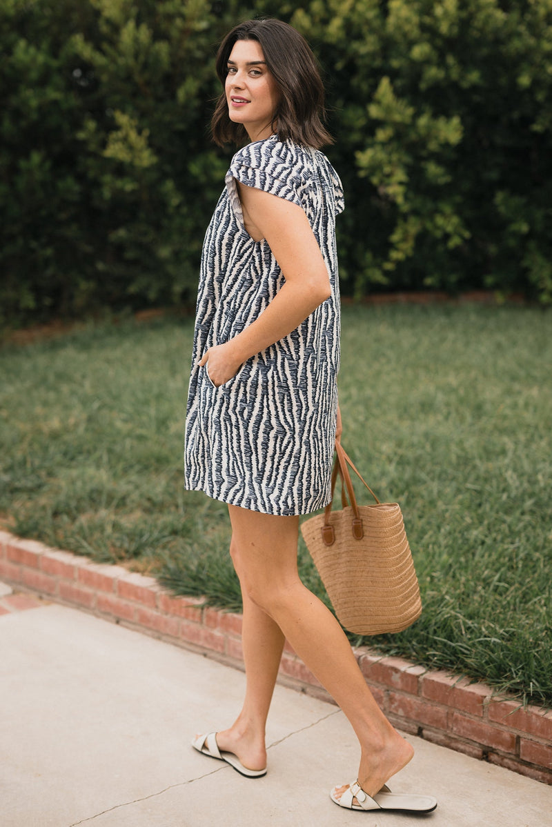 Linen Blend Double Flutter Popover Mini