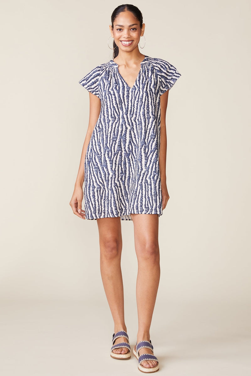 Linen Blend Double Flutter Popover Mini