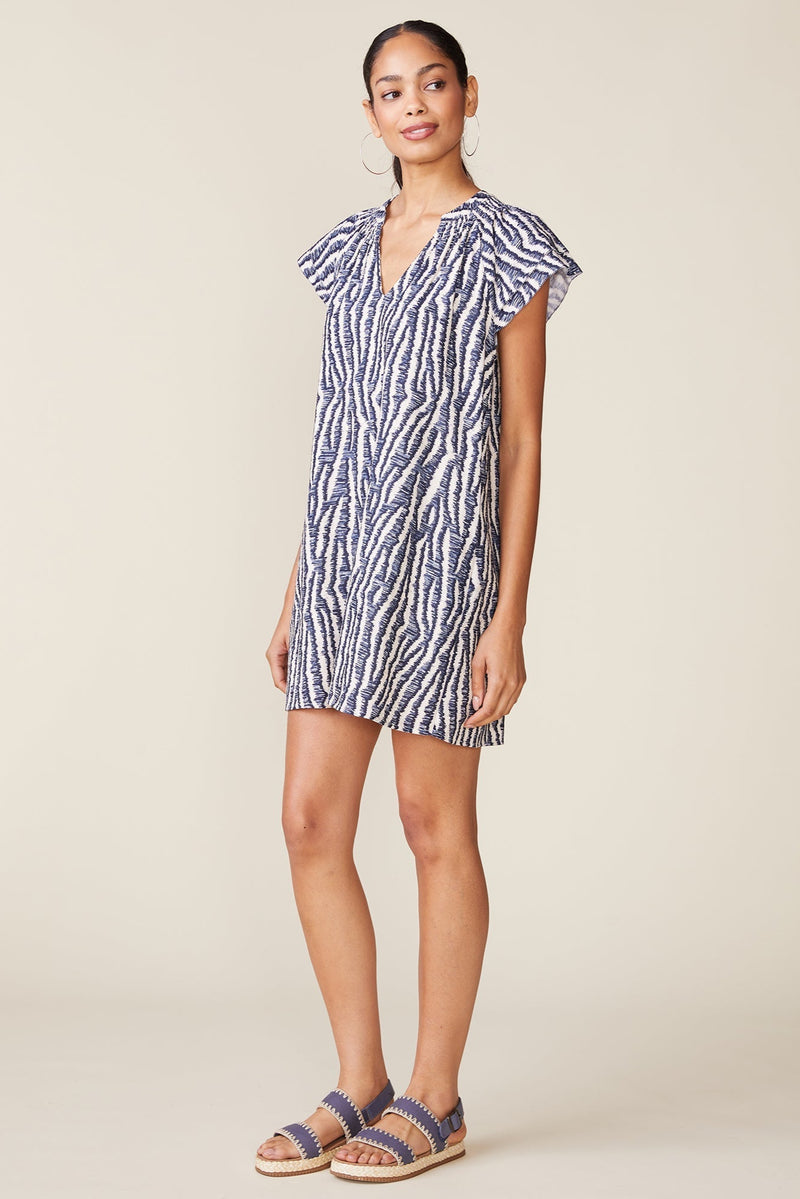 Linen Blend Double Flutter Popover Mini