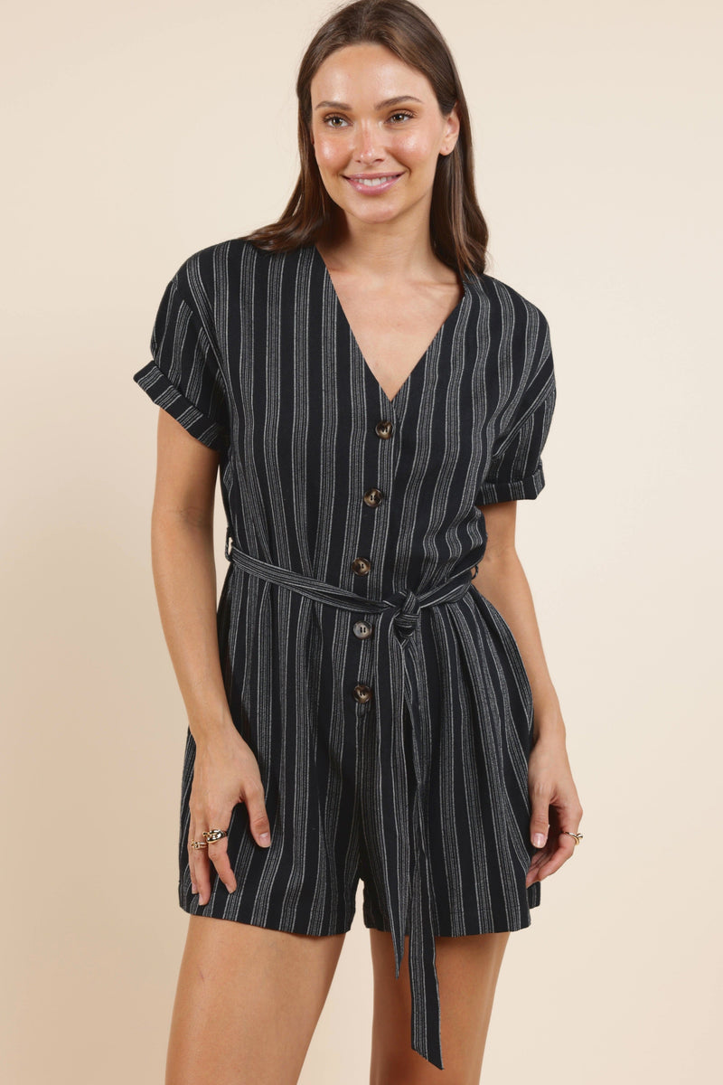 Jada Stripe Romper