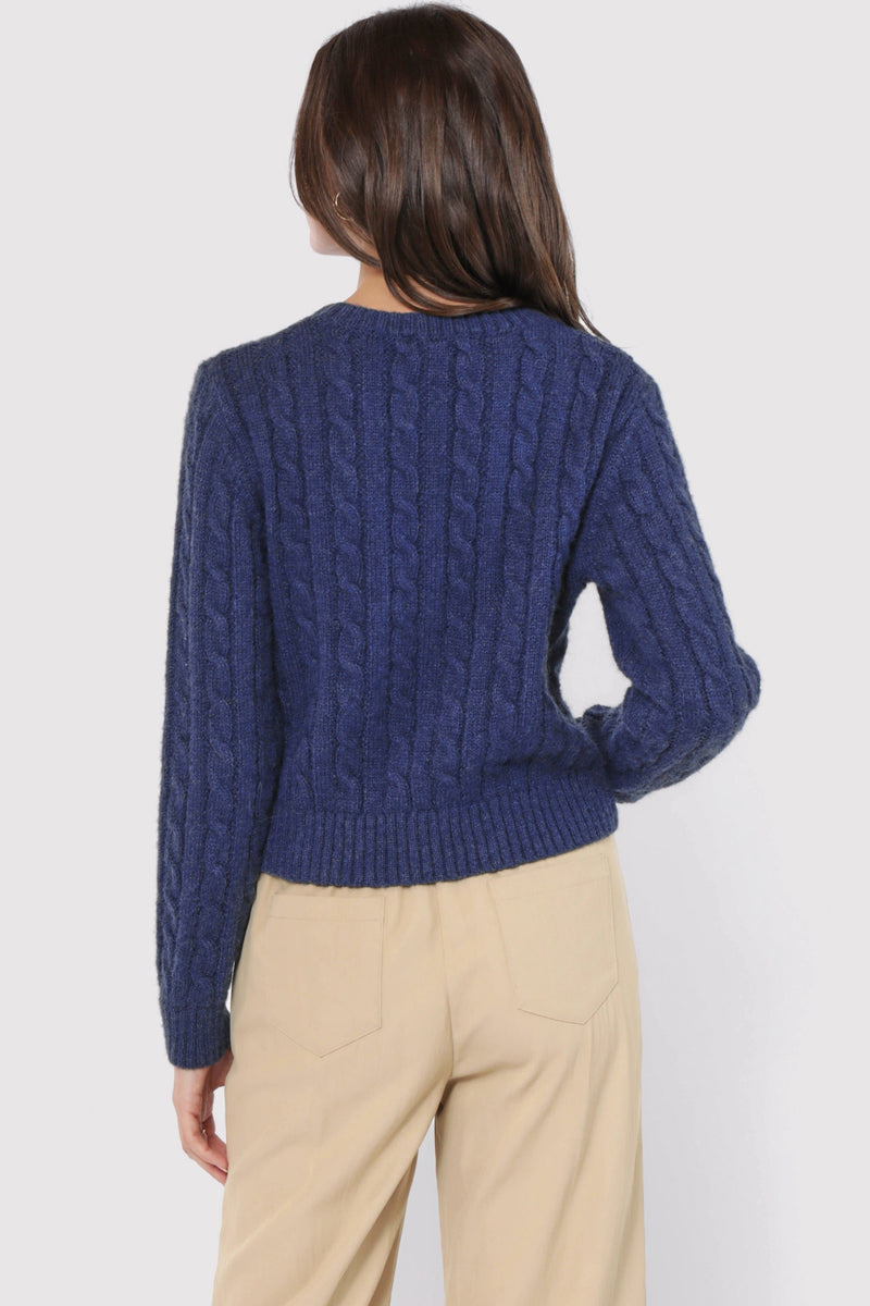 Lulu Embroidered Daisy Sweater