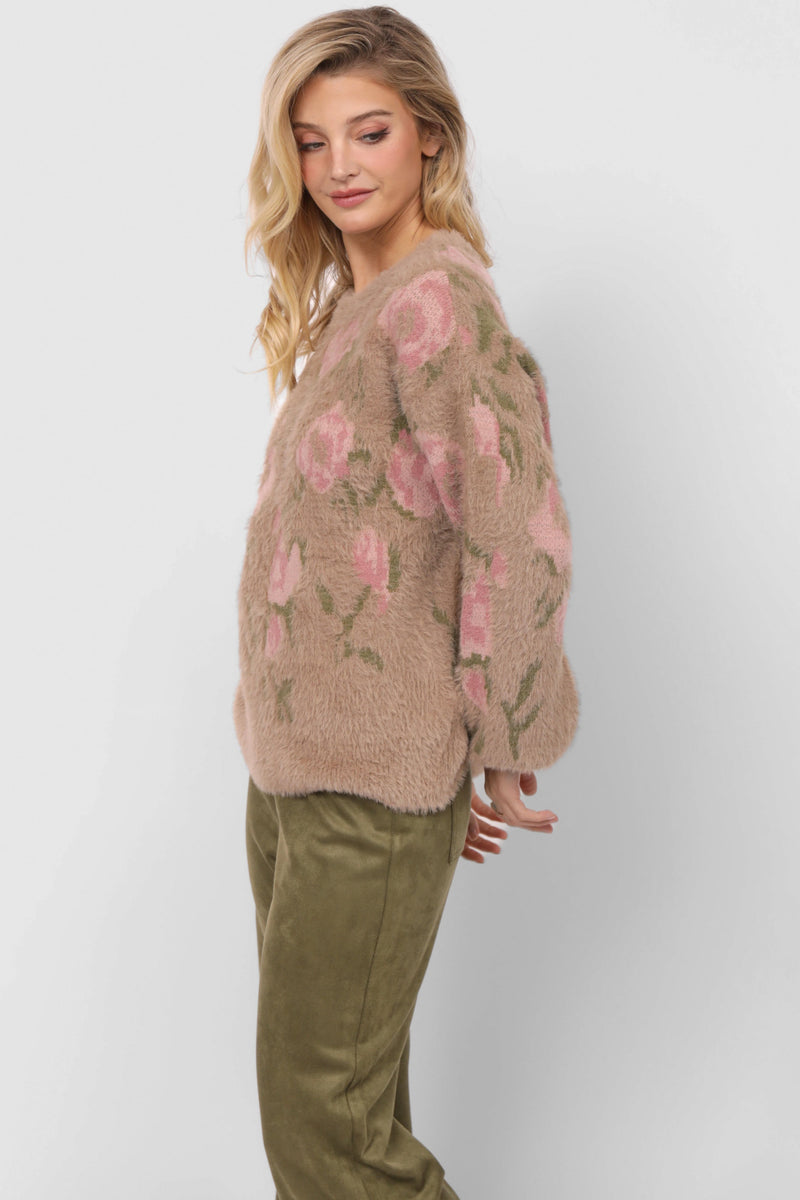 Camila Jacquard Pullover