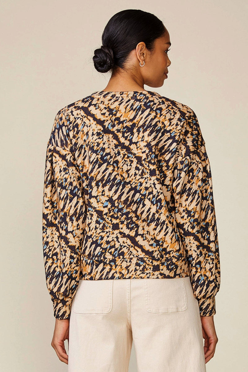 Multicolor Printed Pullover