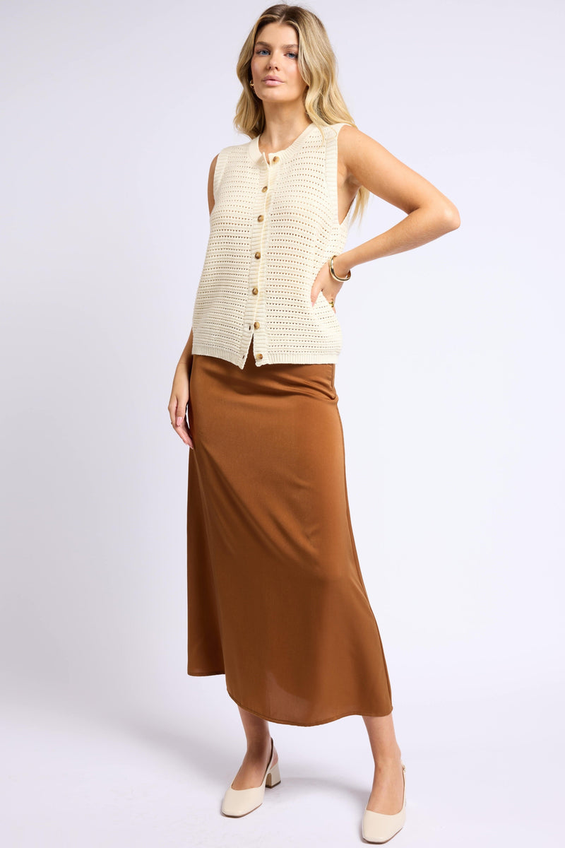 Angel Heart Bias Maxi Skirt