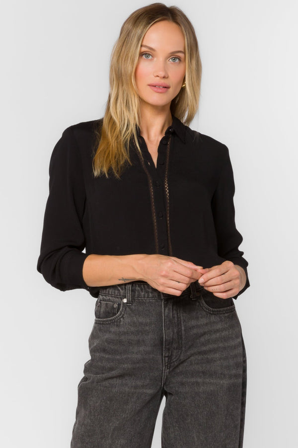 Bally Lace Trim Shirt