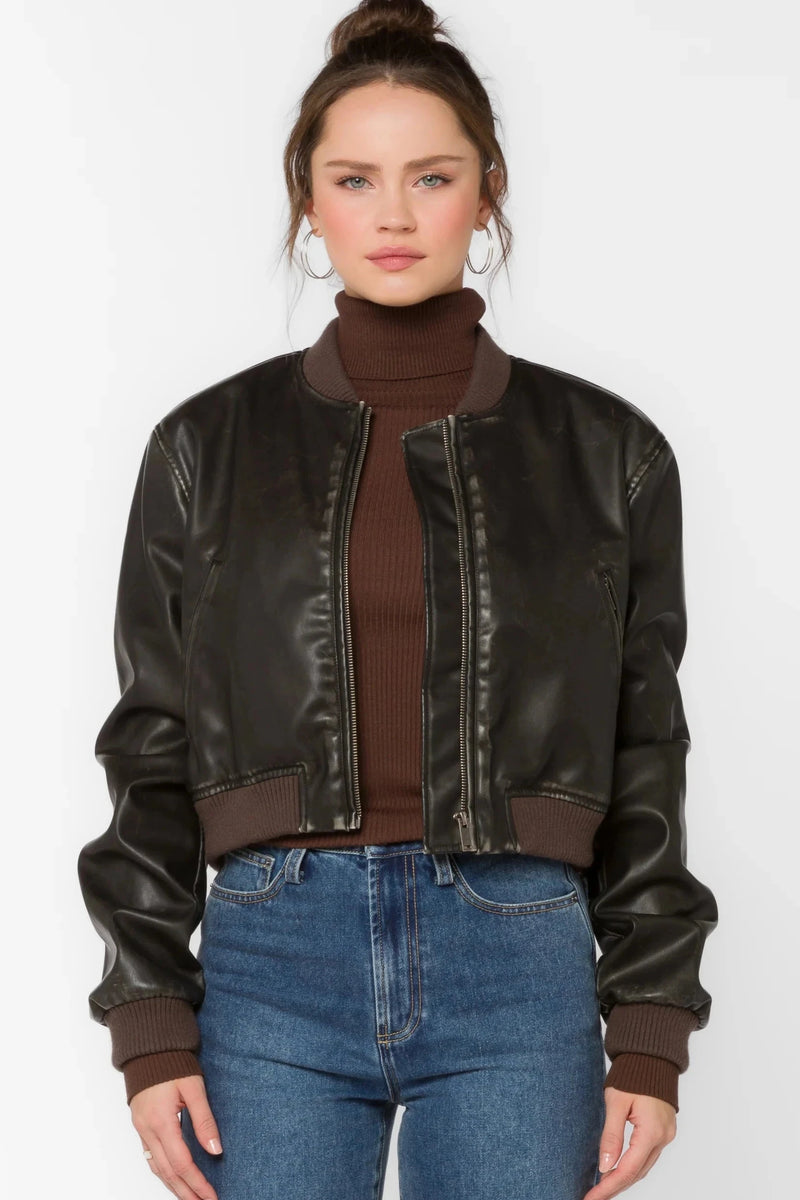 Becca Vegan Leather Jacket