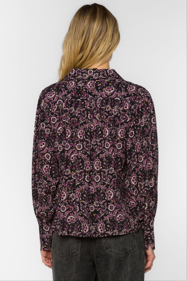 Beretta Floral Jacobean Top