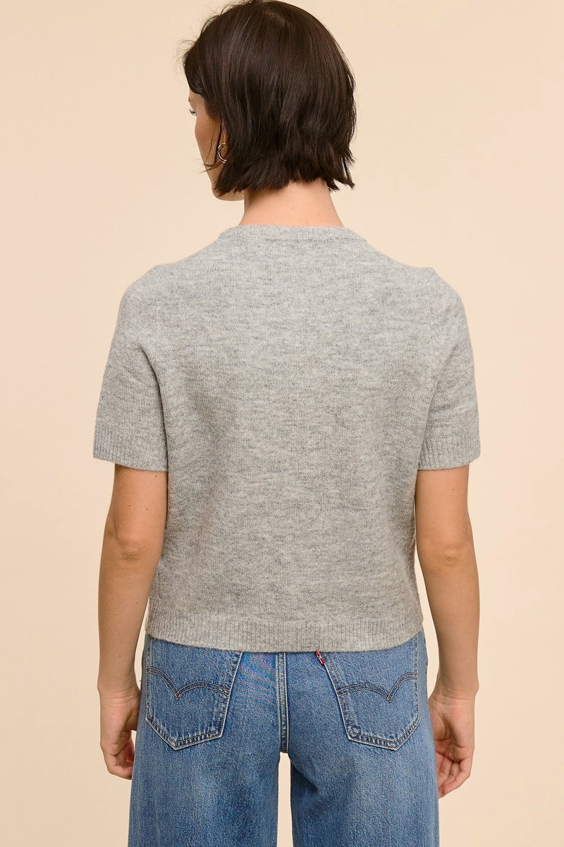 Short Sleeve Soft Knit Cardigan