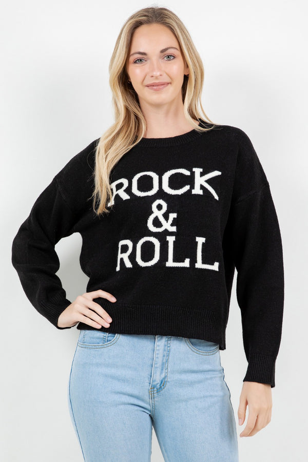 Rock & Roll Pullover Sweater