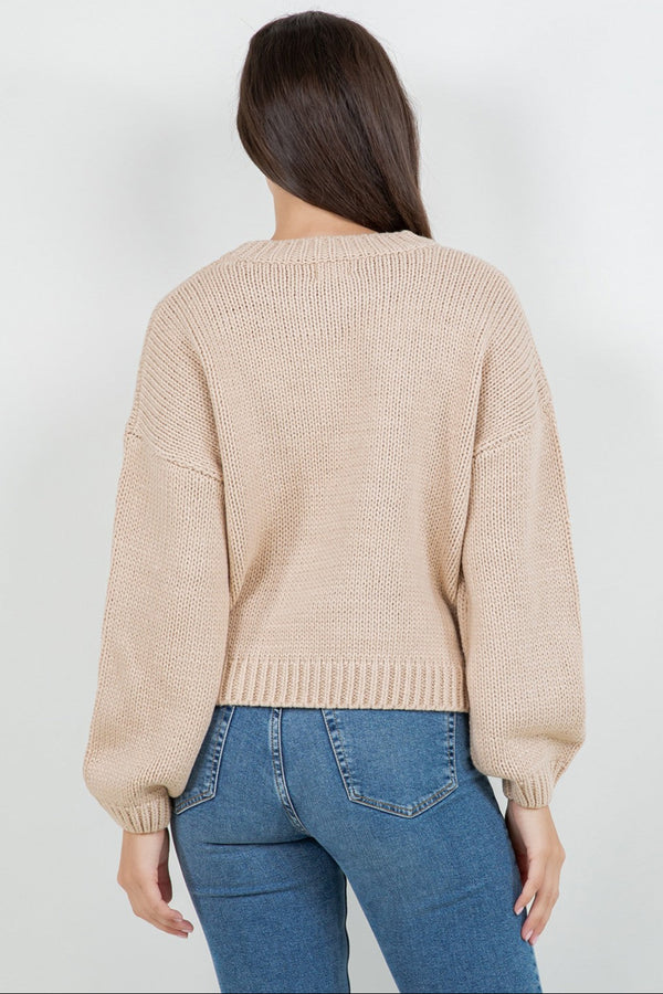 Horse Riding Knit Sweater