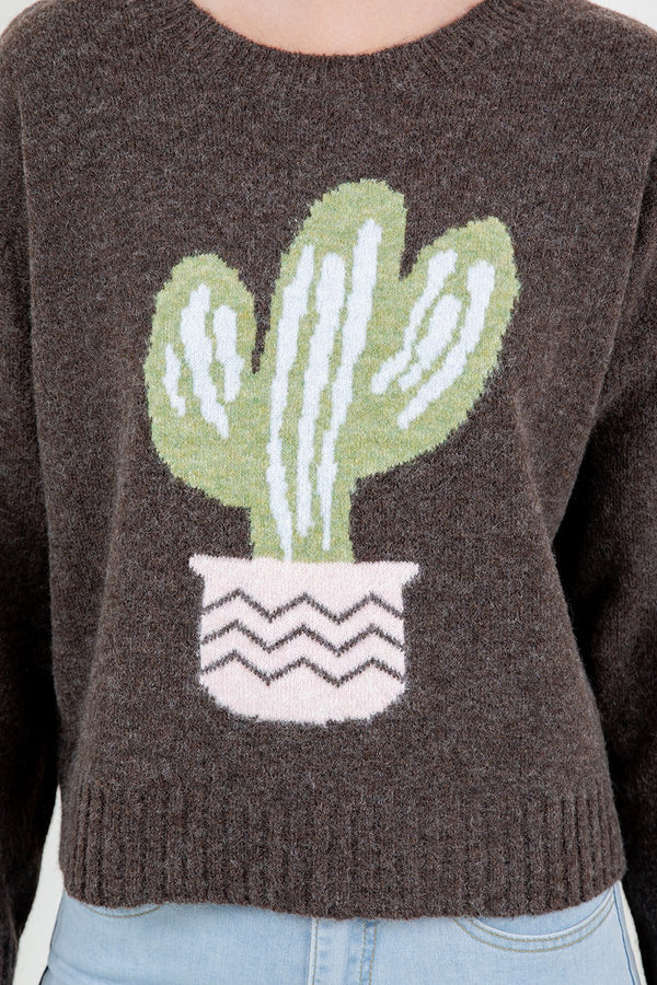 Cactus Knit Sweater