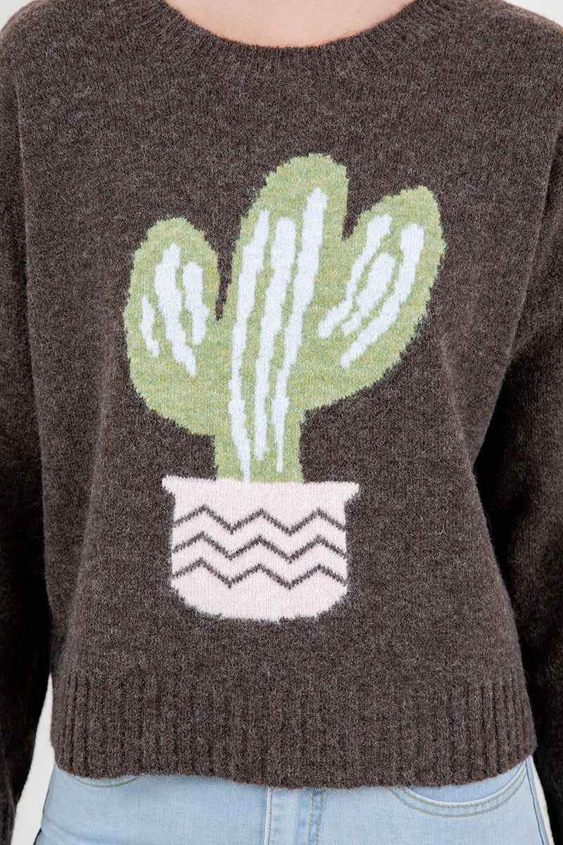 Cactus Knit Sweater