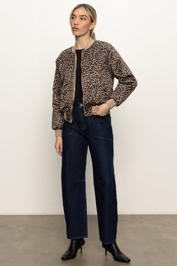 Monroe Sateen Bomber Jacket
