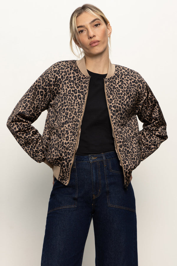 Monroe Sateen Bomber Jacket