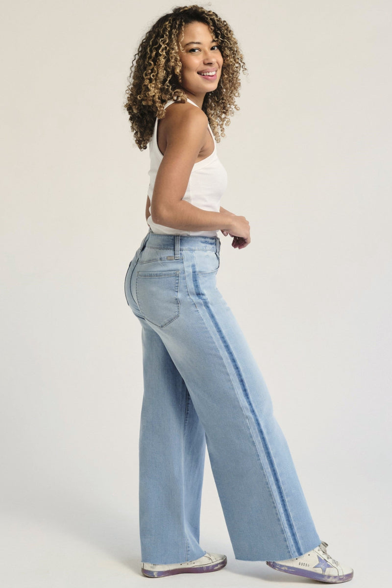 High Rise Wide Leg Crop