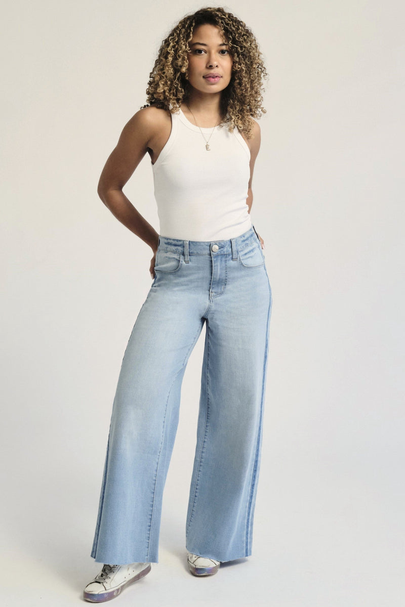 High Rise Wide Leg Crop