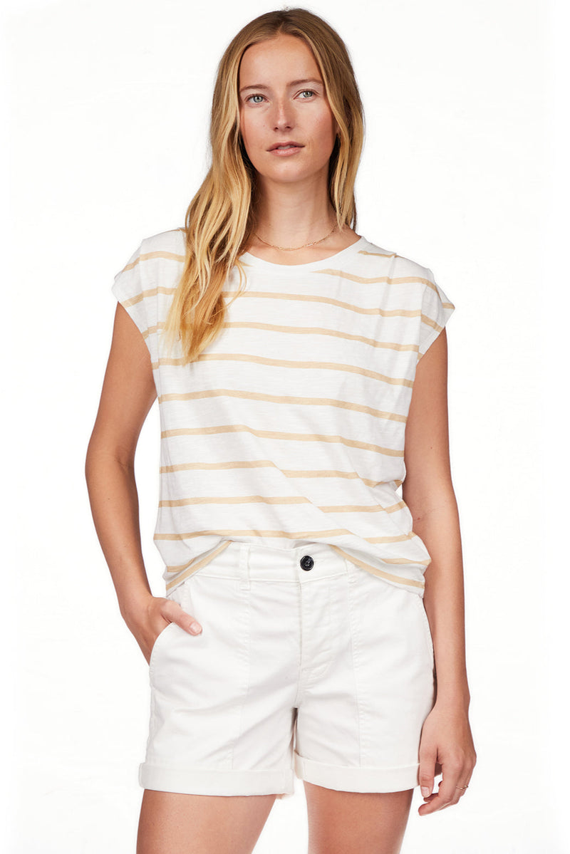 Pleated Muscle Tee