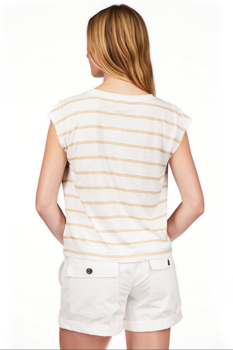 Pleated Muscle Tee