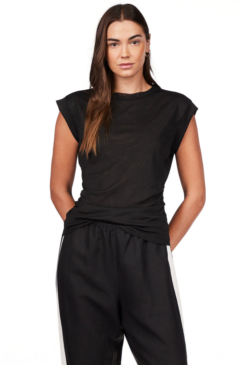 Charisma Dolman Mesh Tee