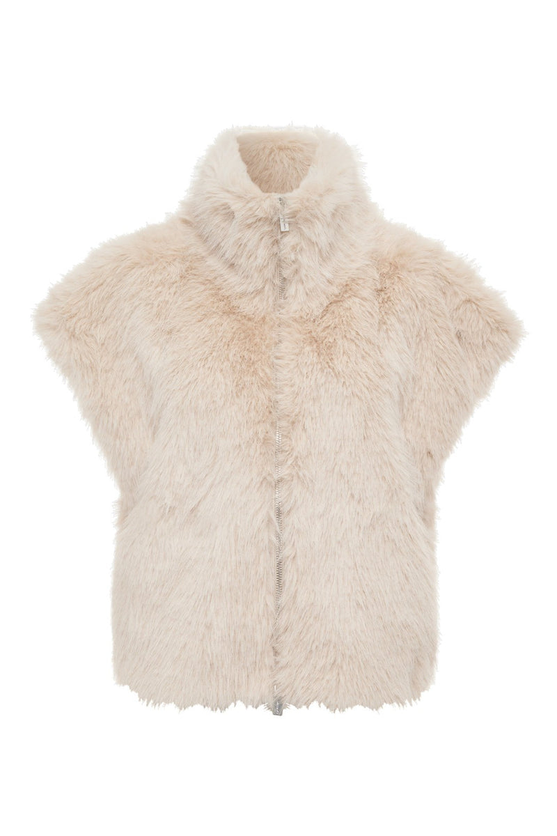 Silky Fur Vest