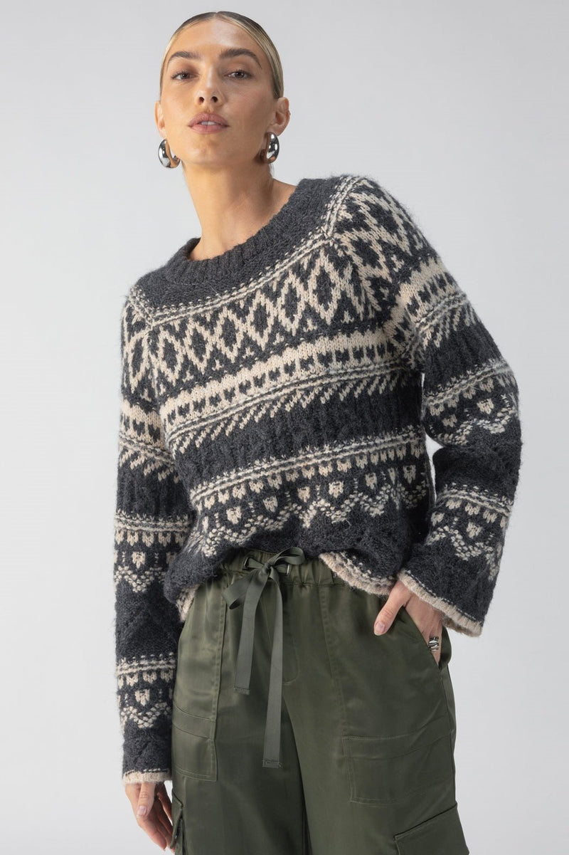 Fairisle Crew Neck Sweater