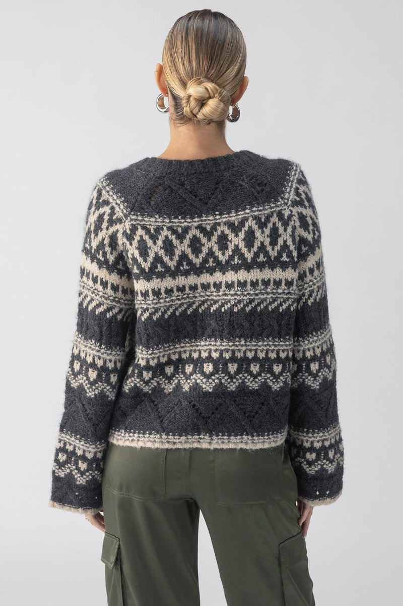 Fairisle Crew Neck Sweater