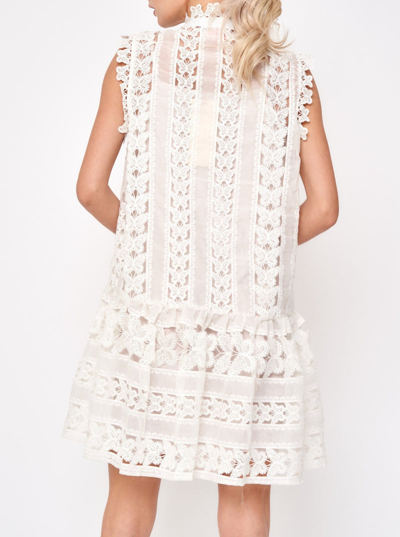 Cara Butterfly Crochet Dress