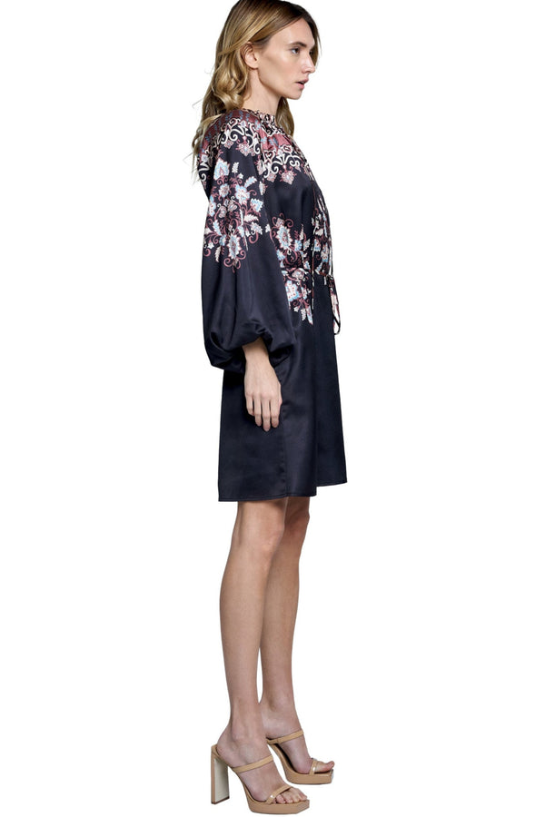 Liana Printed Pullover Mini Dress