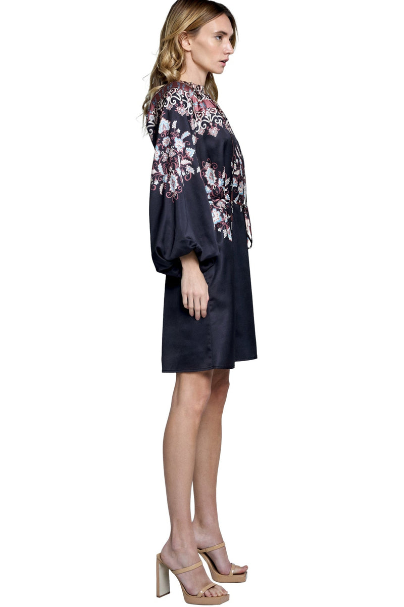 Liana Printed Pullover Mini Dress