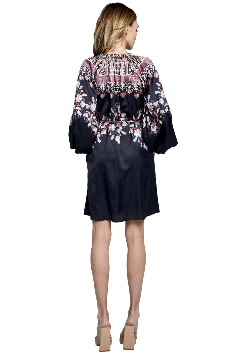 Liana Printed Pullover Mini Dress